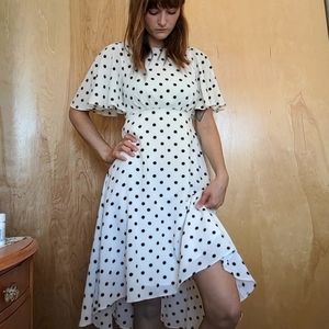 Nordstrom Polka Dot Midi Dress